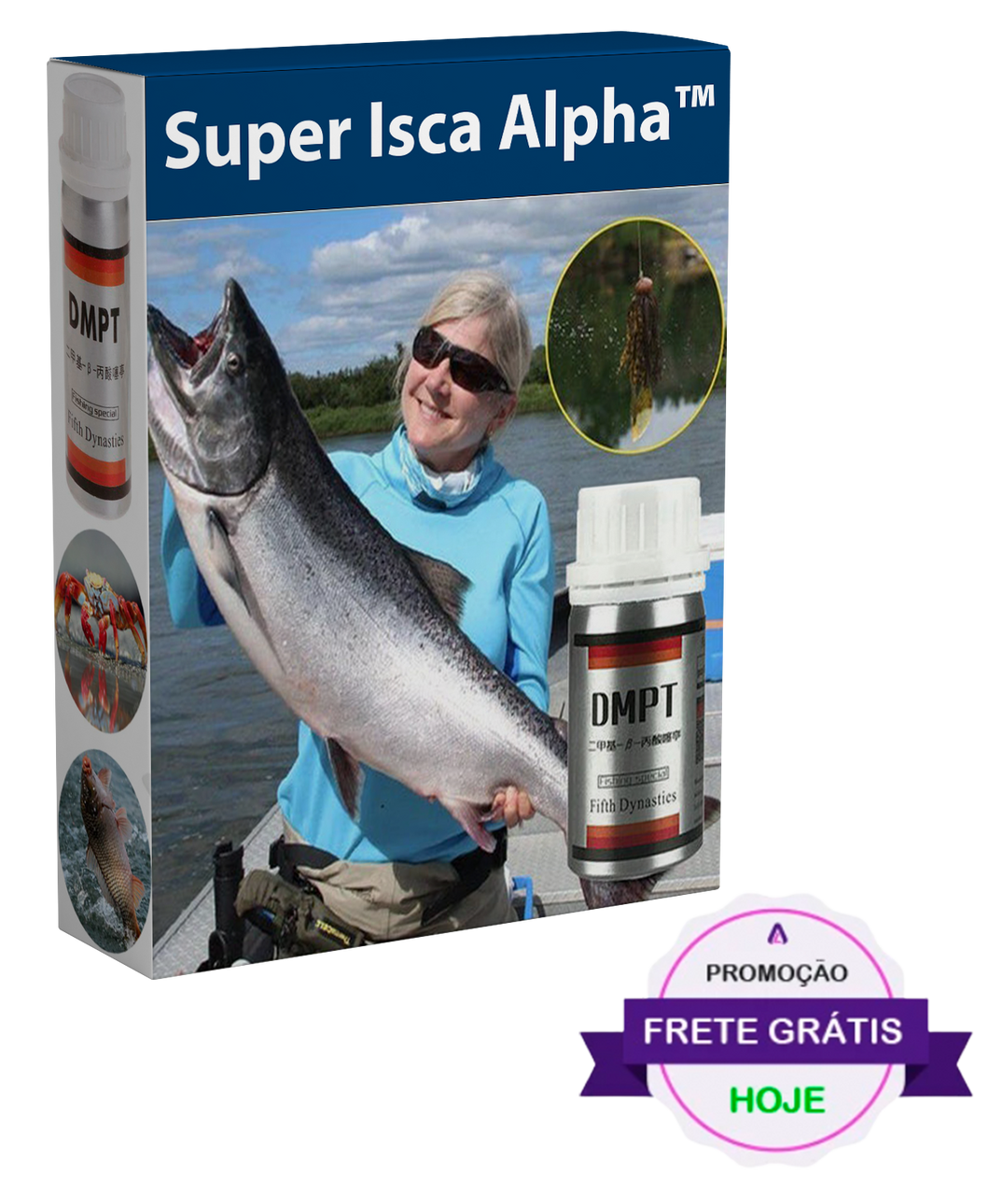Super Isca Alpha™ - Pesque dezenas de quilos de pescado com essa incrível isca
